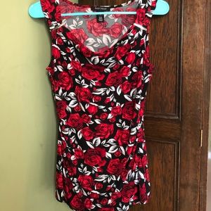 WHBM ladies “roses” top